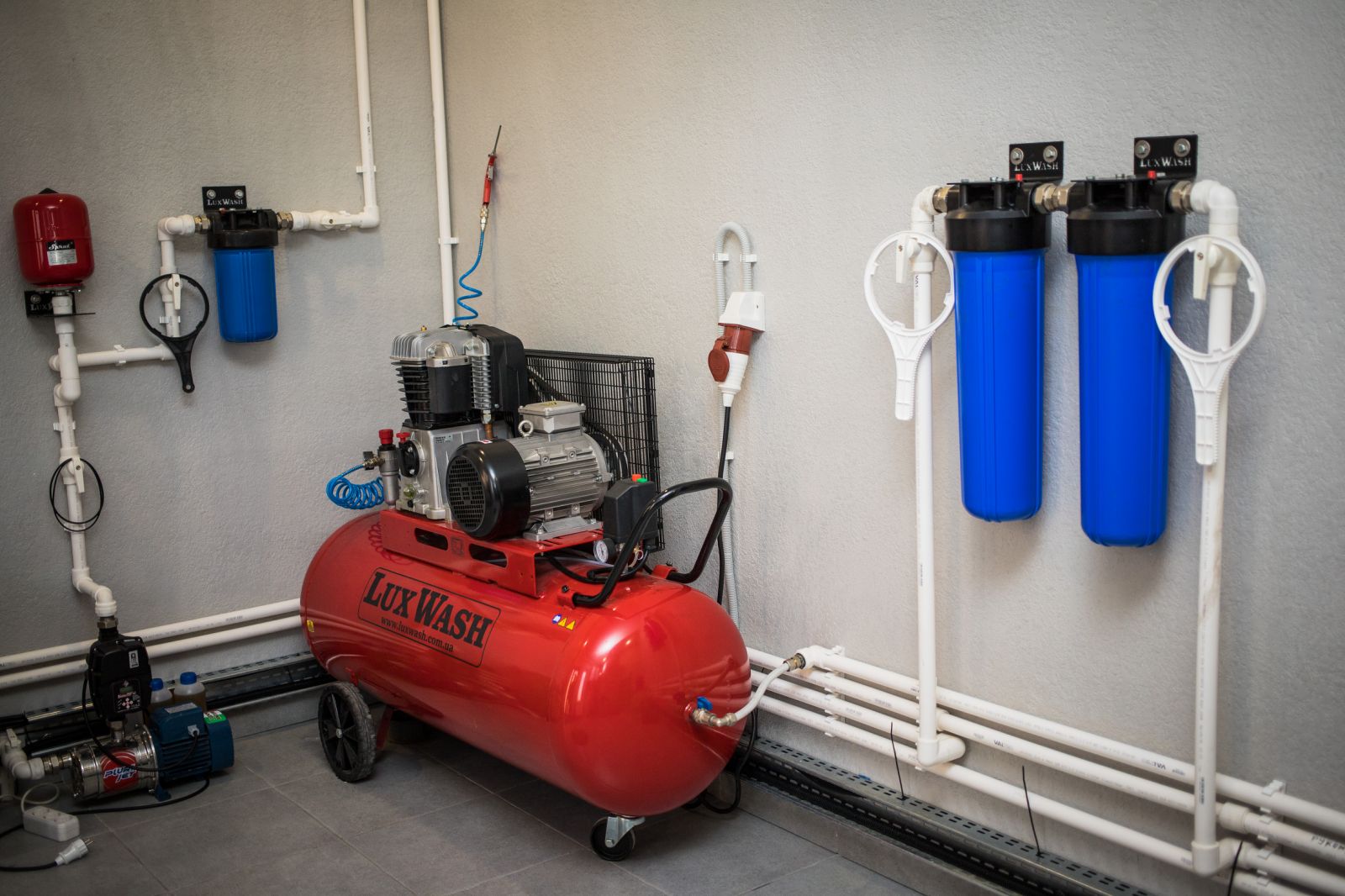 Предварительная механическая очистка стоков и воды на автомойке