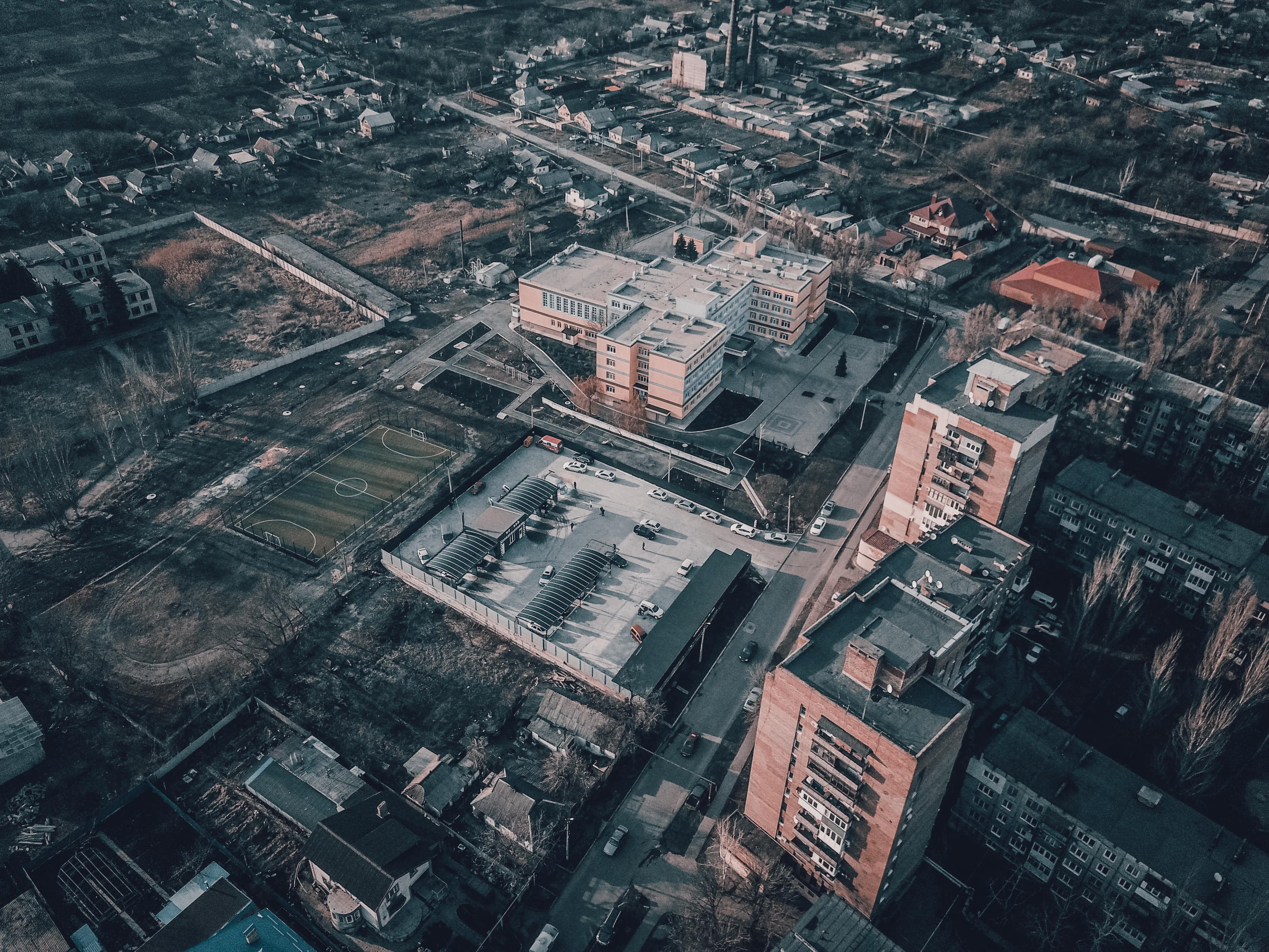 Так выглядит участок, на котором построена мойка самообслуживания