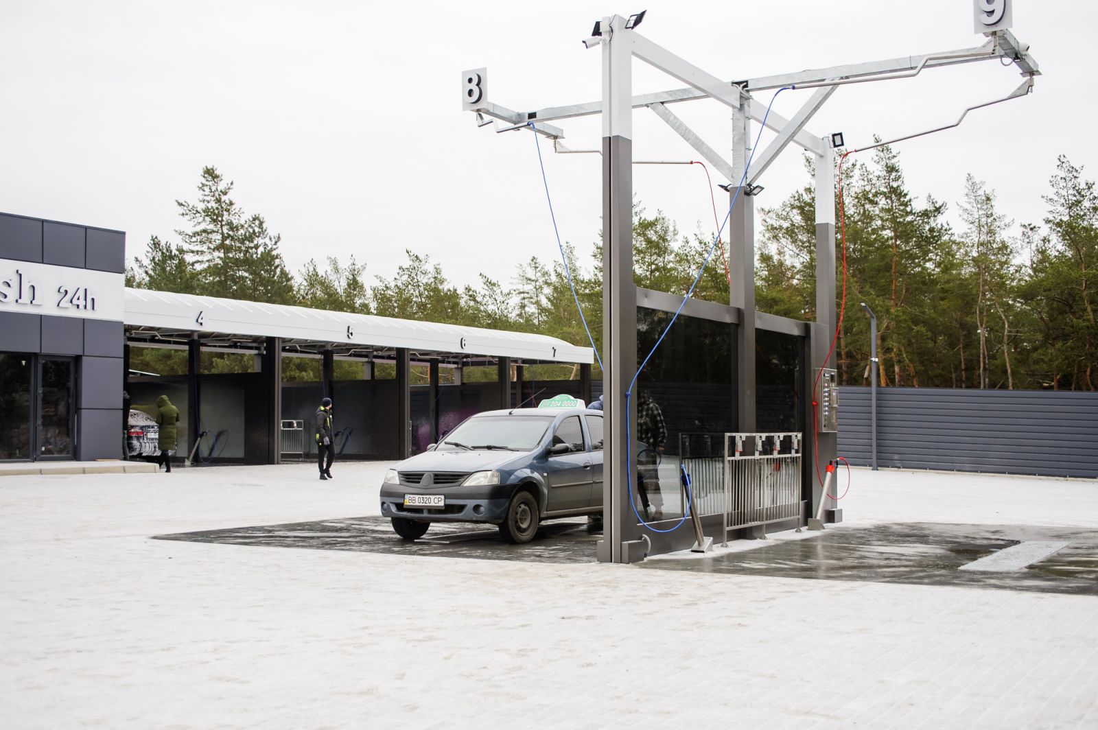 Правильное зонирование территории для мойки автомобиля