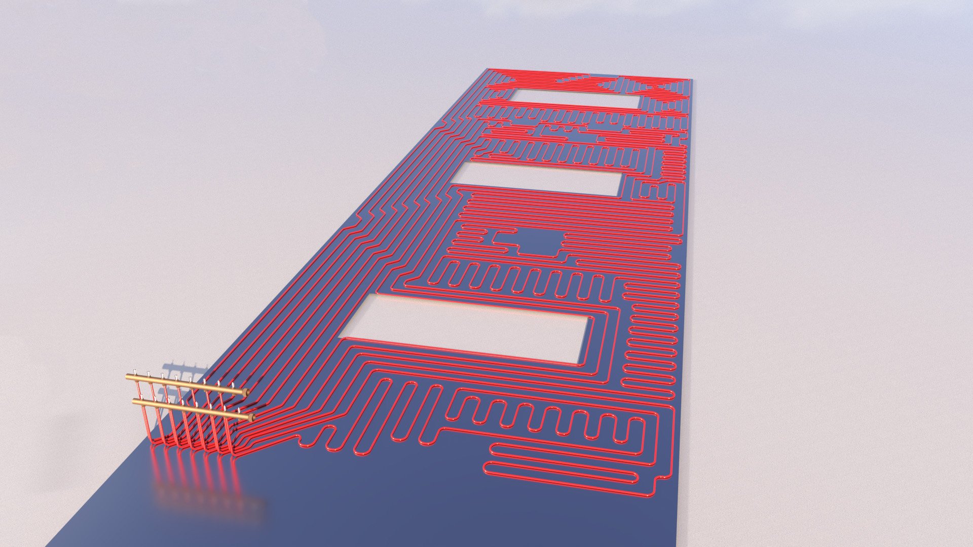 Схема теплого пола на автомойке самообслуживания luxwash