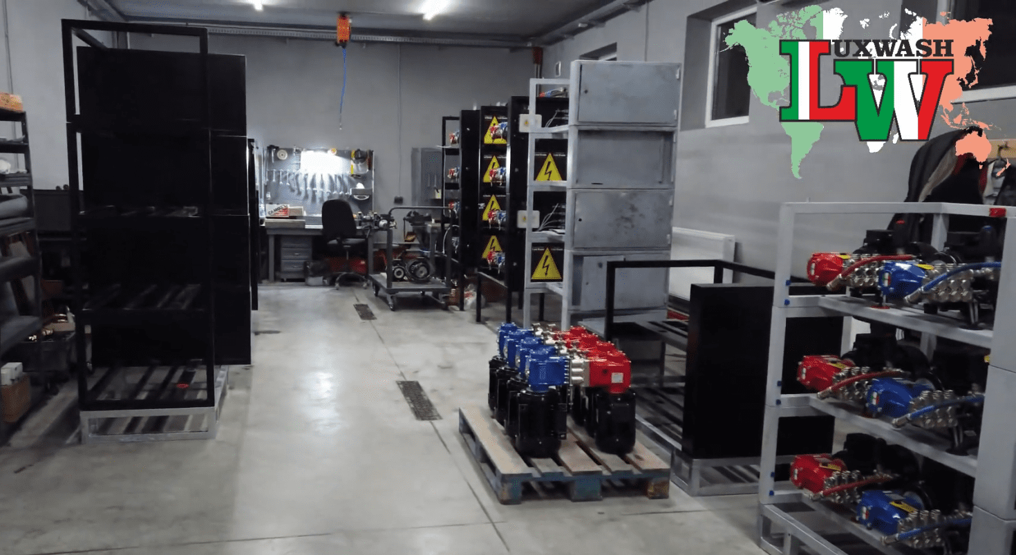 Цех для сборки оборудования для автомойки